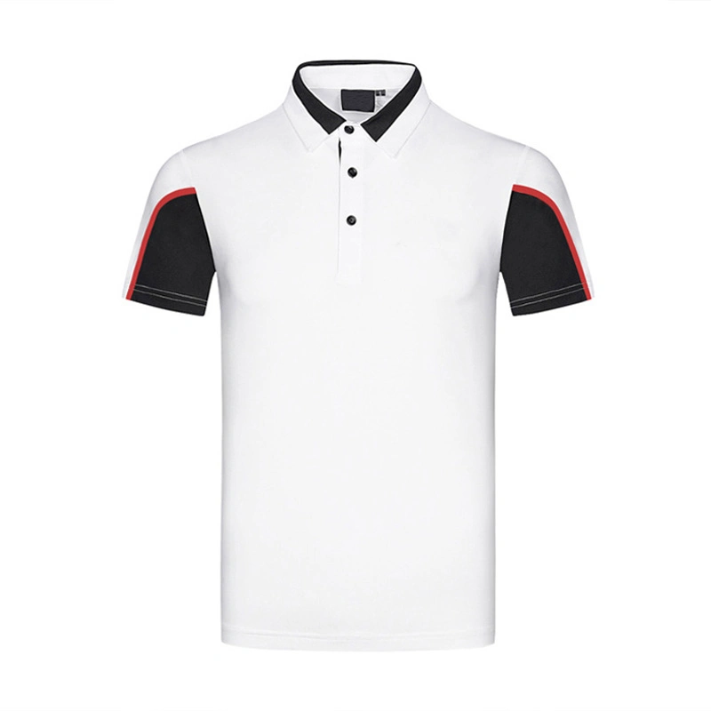 Plain Short Sleeve Quality Us Designer White Costumize 92 Polyester 8 Spandex Polo Shirts
