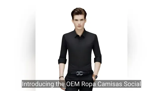 OEM Men′s Dress Business Plain Work Camisas De Hombre Camisa Formal Shirt