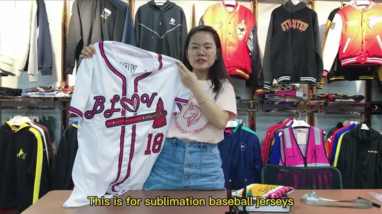 Wholesale Youth Sports Baseball Shirts Custom Men′s Retro Baseball Jerseys 