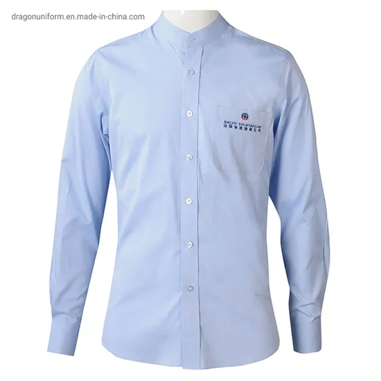 Fama Long Sleeve Button Down Casual 100% Cotton Men Designers Shirt Blouse 