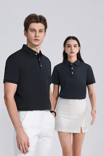 Custom Embroidered Men′s Business Casual Wear 100% Cotton Polo Shirt 