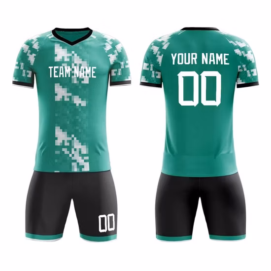 Sublimation Polyester Team Men Youth Soccer Jersey Custom Soccer Jerseys Football Shirt