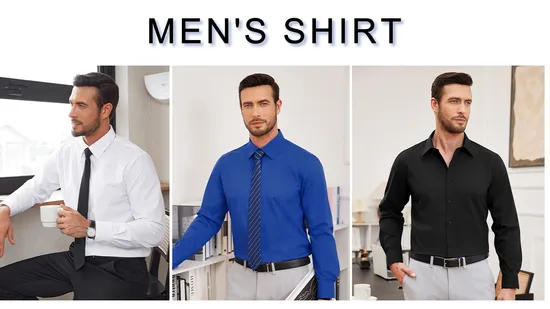 100% Cotton Mens White Shirt Button Down Solid Color Turn Down Collar Dress Shirt Designer Shirts for Men 