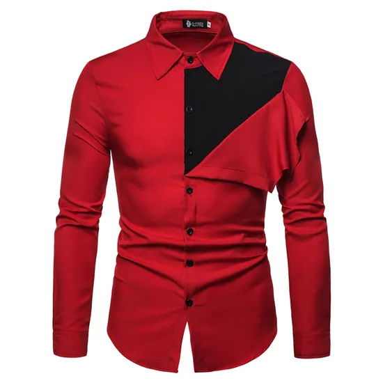Men′ S Stitching Long