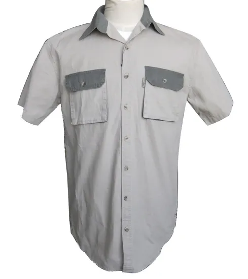 Men′s Short Sleeve Work Dress Shirt 
