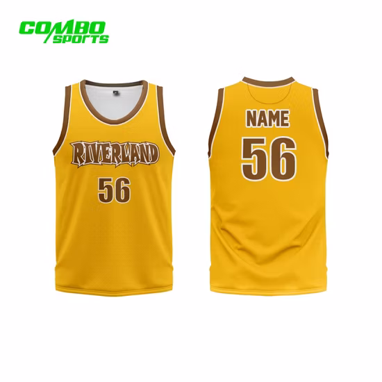 Custom Sportswear Youth Sports Wear Basketball Jersey Basketball Training Shirts with Name and Number
